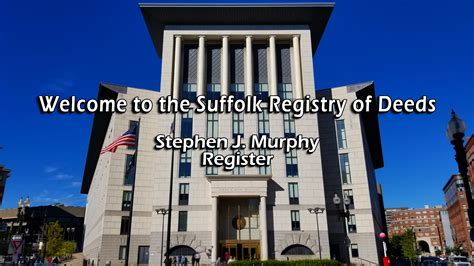 Suffolk registry of deeds - The Suffolk County Clerk's Office continues to develop strategies and systems that promote real-time services and facilitate communication and access. (631) 852–2000. Contact Us. Hours and Holiday Schedule. Address, Directions & Hours. Suffolk County, New York has a vibrant history, illustrated in our important Native American and ...